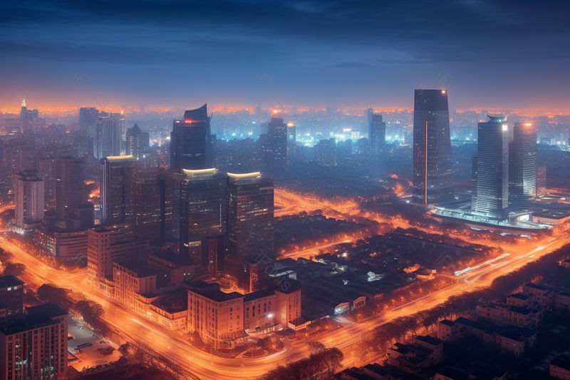 钱江新城夜景,高清,摄影图,摄影图片,图片大全,摄影图免费下载